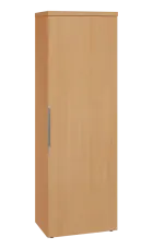 SISR 5 - 61 šatní skříň, 1-dveřová, výsuvné ramínko, pravá, 1820x600x400, buk royal